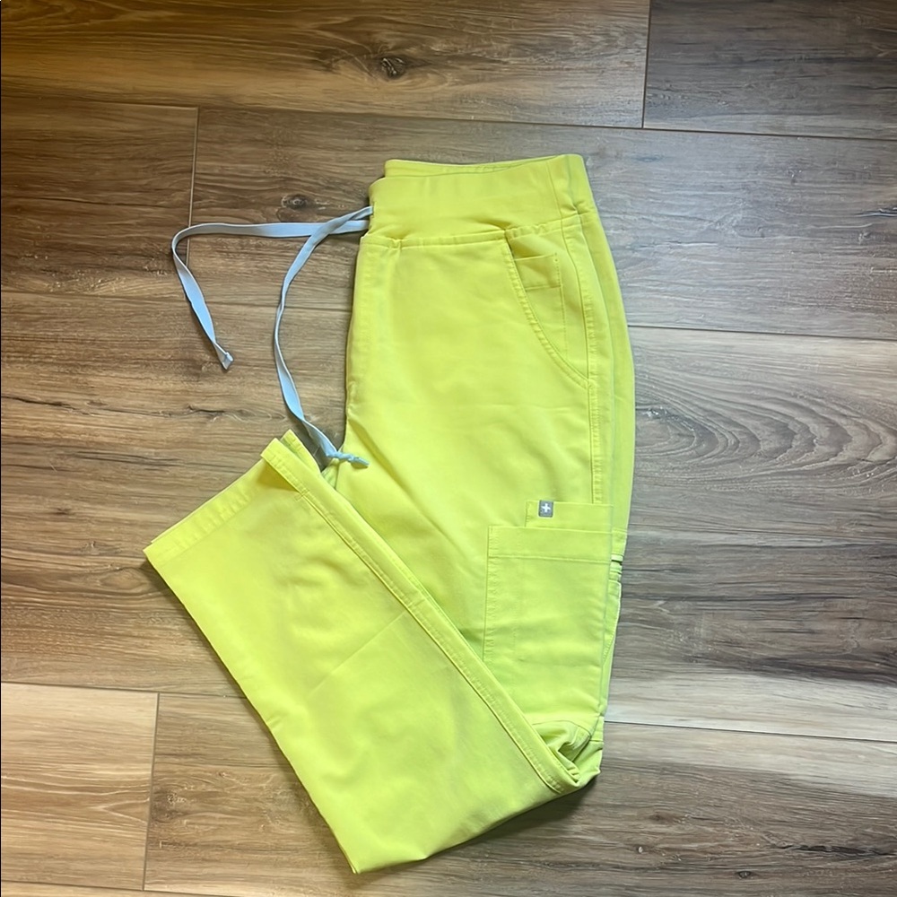 Bright Yellow Women's Figs Pants